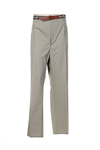 griffe noire pantalons homme de couleur vert