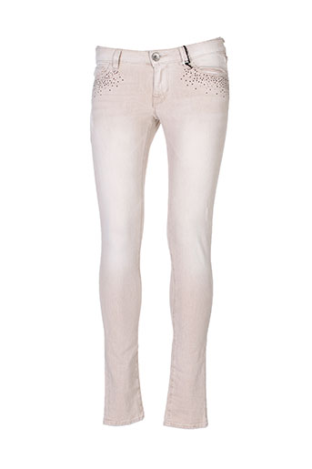 guess pantalons femme de couleur beige