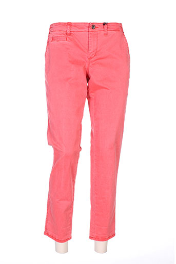 guess pantalons femme de couleur rouge