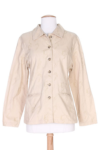 setrak vestes femme de couleur beige