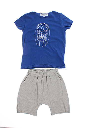 theodore ensemble garçon de couleur bleu