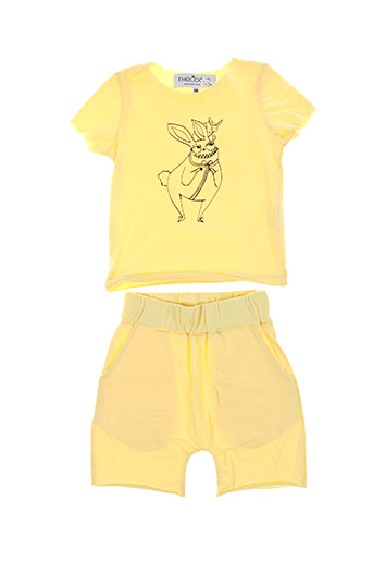 theodore ensembles garçon de couleur jaune