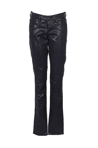 guess pantalons fille de couleur noir