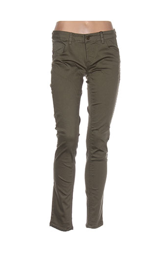 only pantalons femme de couleur vert