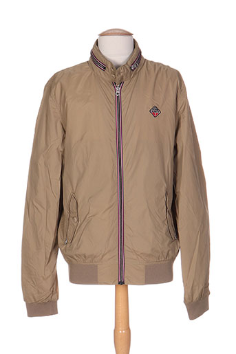 schott manteaux homme de couleur beige