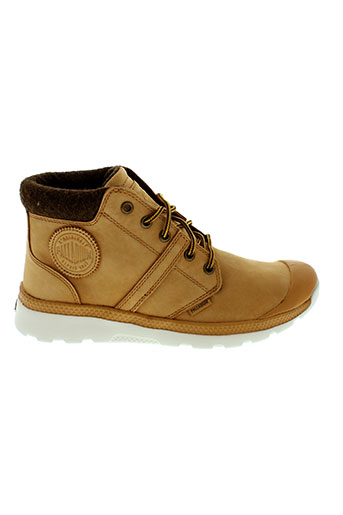 palladium chaussures garçon de couleur beige