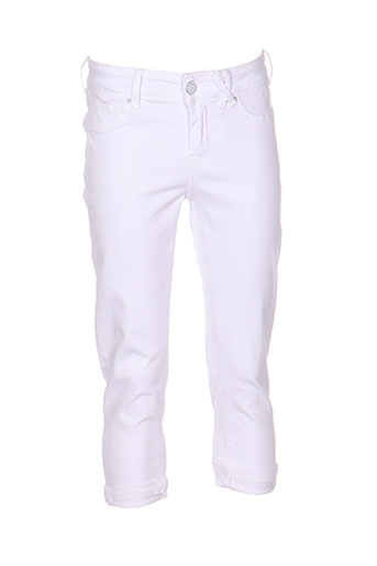 teddy smith pantacourts femme de couleur blanc