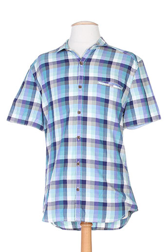mexx chemises homme de couleur bleu