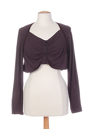 eliane et lena vestes femme de couleur violet
