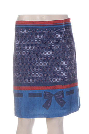 poupee chic jupes femme de couleur bleu