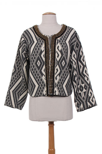 b.young vestes femme de couleur gris