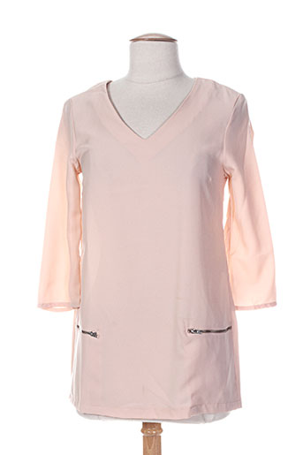 vila tuniques femme de couleur rose