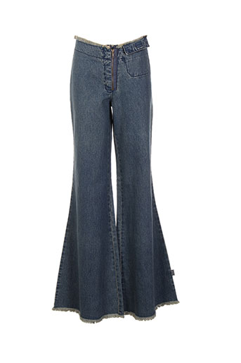 ddp jeans femme de couleur bleu