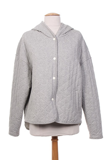 pois vestes femme de couleur gris