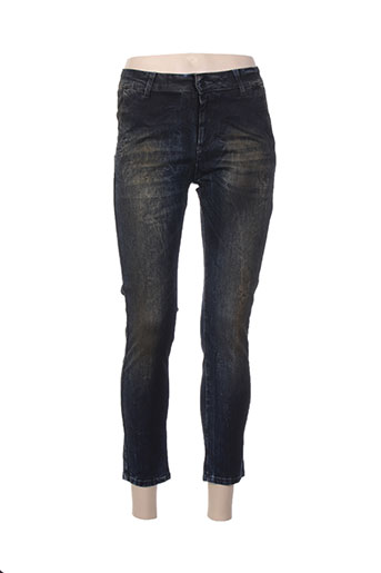 think chic jeans femme de couleur bleu
