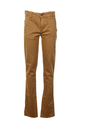 garcia pantalons garçon de couleur marron