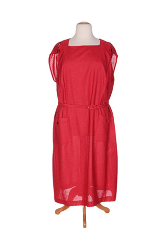 jean biolay robes femme de couleur rouge