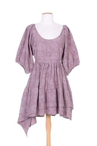 lino factory robes femme de couleur rose