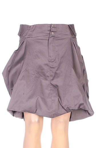 lino factory jupes femme de couleur marron