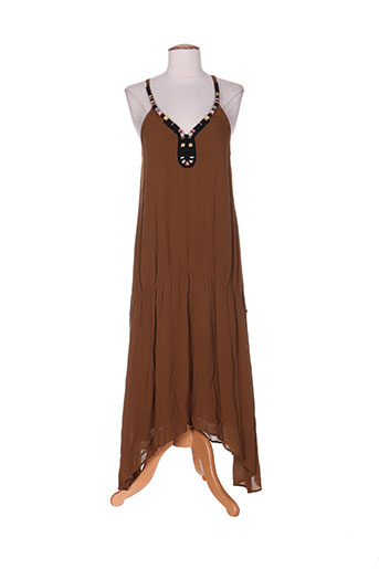 ikks robes femme de couleur marron