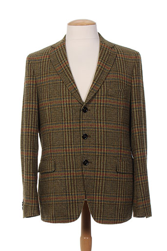 gant vestes homme de couleur vert