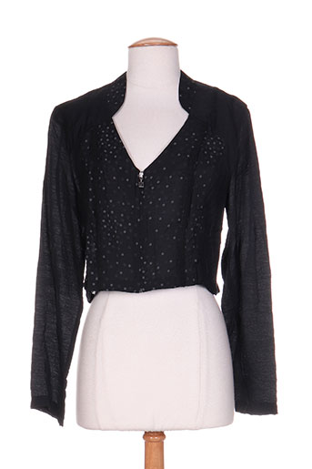 deca vestes femme de couleur noir