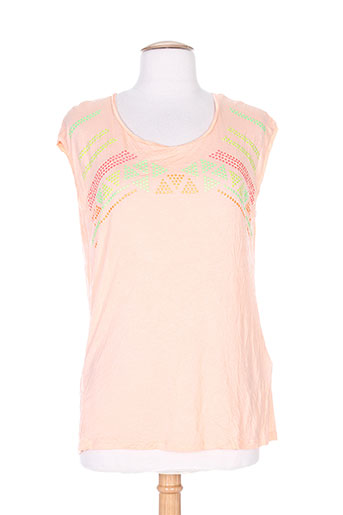 vila t-shirts femme de couleur orange