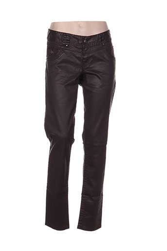 ddp pantalons femme de couleur marron