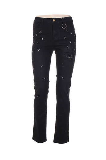 leslie jeans femme de couleur noir