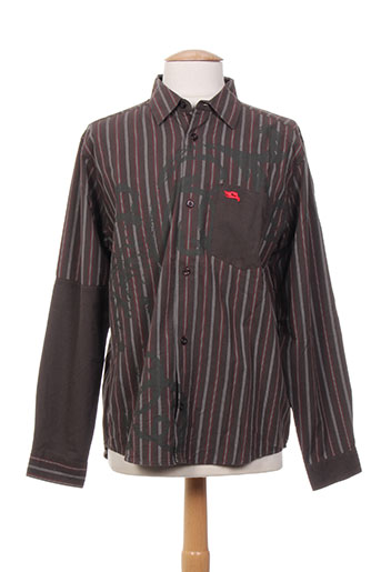 hawk chemises garçon de couleur marron