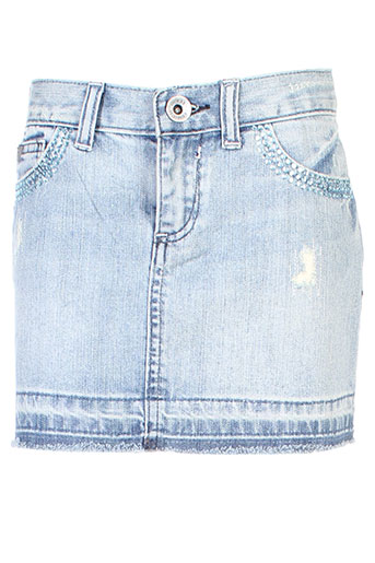 guess jupes fille de couleur bleu