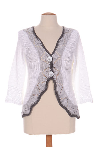 griffon gilets femme de couleur blanc