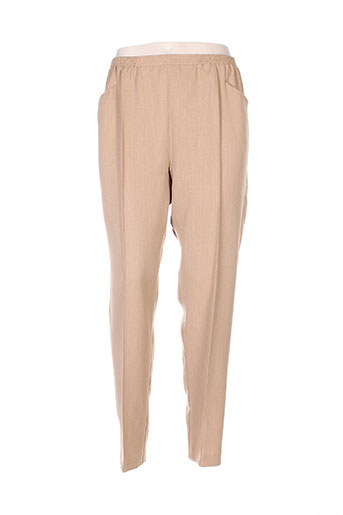 griffon pantalons femme de couleur beige