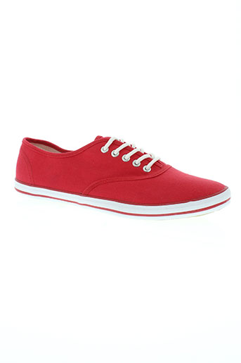 reservoir shoes chaussures homme de couleur rouge