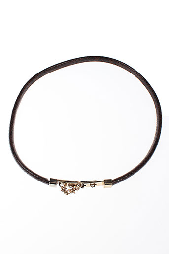pepe jeans accessoires femme de couleur marron