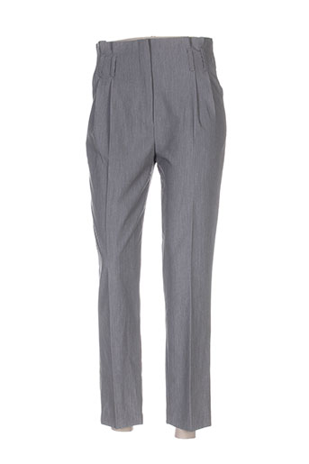 jus d'orange pantalons femme de couleur gris