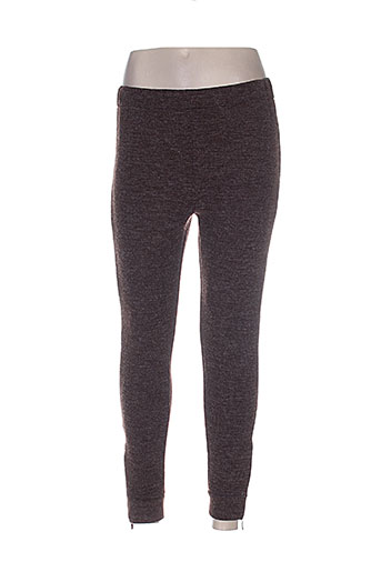 pomme rouge pantalons femme de couleur marron
