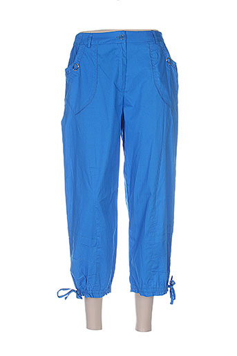 megan paris pantacourts femme de couleur bleu