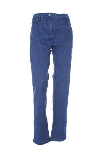 bx jeans femme de couleur bleu