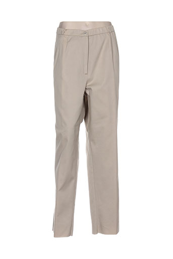 maryvet pantalons femme de couleur beige