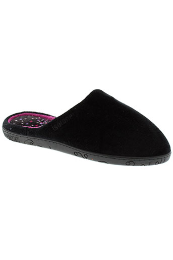 isotoner chaussures femme de couleur noir