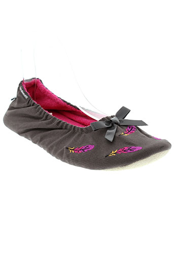 isotoner chaussures femme de couleur gris