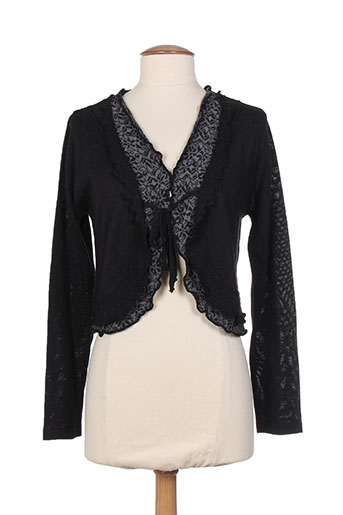 finette gilets femme de couleur noir