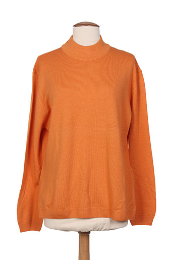 finette pulls homme de couleur orange