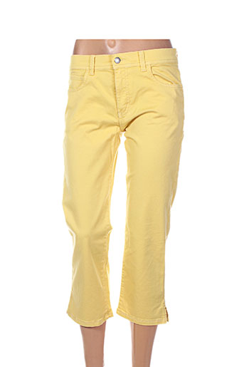 pioneer pantacourts femme de couleur jaune