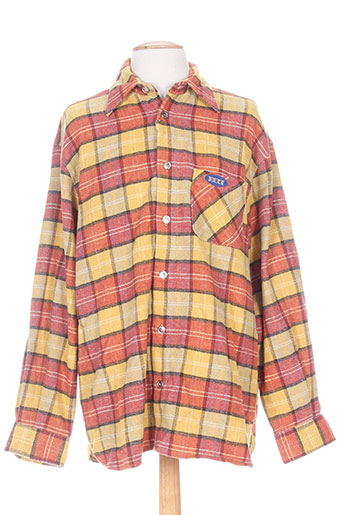 a cause des garçons chemises homme de couleur jaune