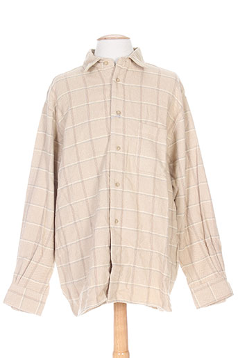 a cause des garçons chemises homme de couleur beige