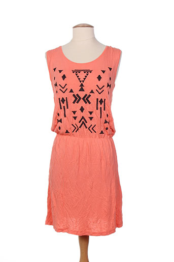 vila robes femme de couleur orange