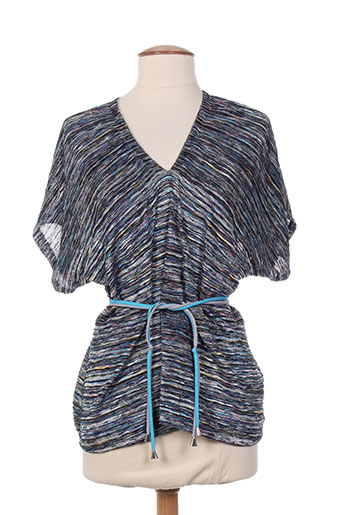 lo! les filles pulls femme de couleur bleu
