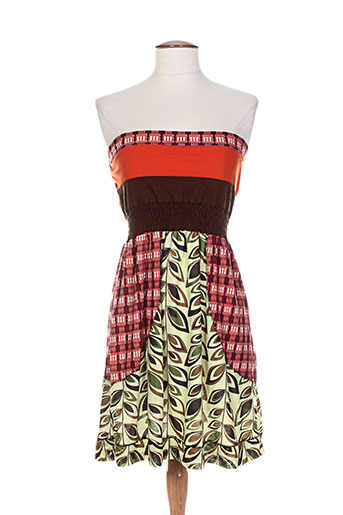 underground robes femme de couleur marron
